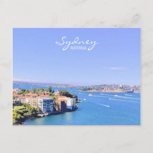 Opera House Sydney Vue sur l'eau du port Carte pos
