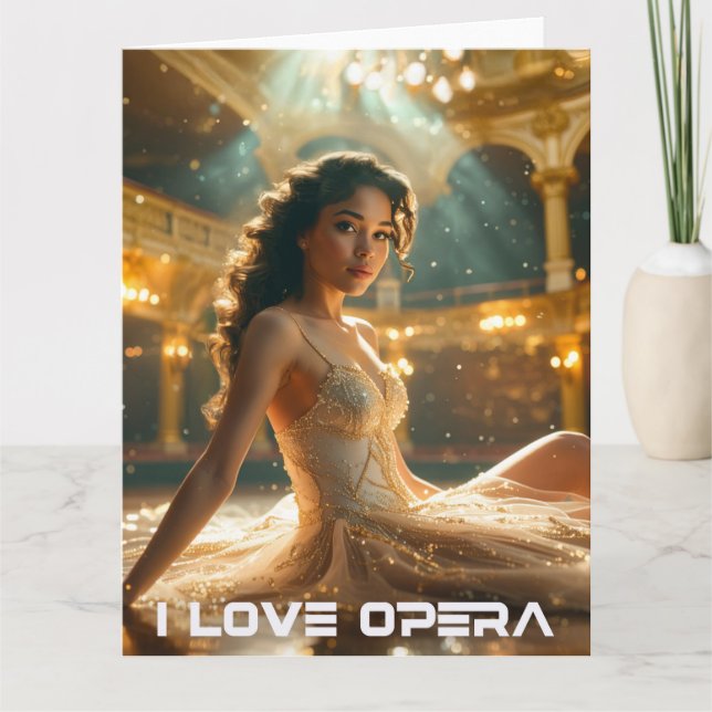 OPERA - ICH LIEBE OPER KARTE (Vorderseite)