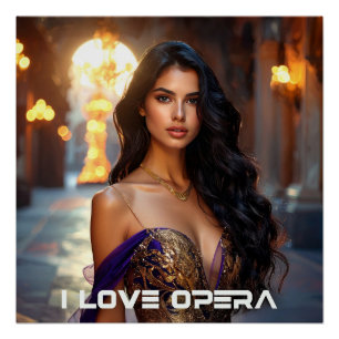 OPERA - ICH LIEBE OPER POSTER
