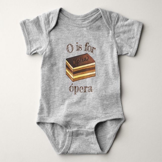 Opera Konditorei Patisserie Koch Baby Strampler (Vorderseite)