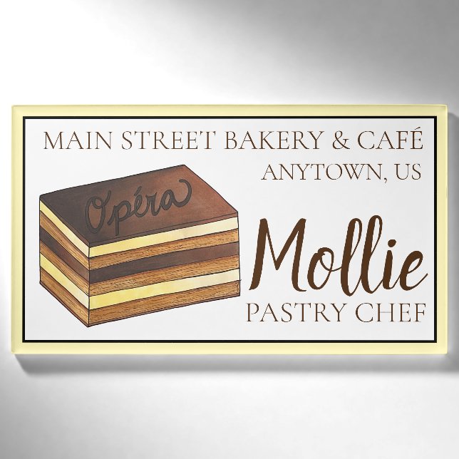 Opera Konditorei Patisserie Koch Namenschild (Vorderseite)