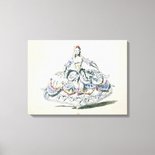 Opera Kostüm, from the Menus Plaisirs Collection, Leinwanddruck