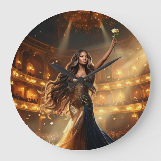 OPERA LIEBE - DIVA GROßE WANDUHR (Vorderseite)