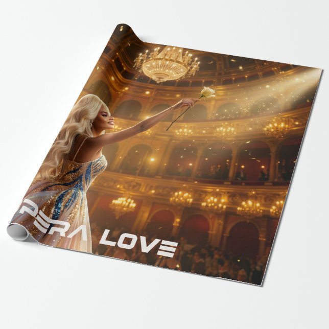 OPERA LOVE GESCHENKPAPIER (Ungerollt)