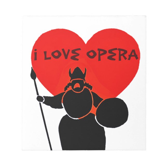 Opera Lover_ Notizblock (Vorderseite)