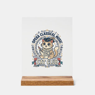 Opéra Musique Classique Chat Chat Mignon T-Shirt D