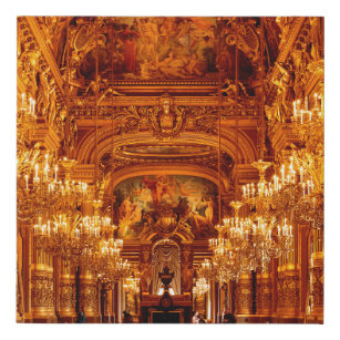 Opera National de Paris Garnier in Frankreich Künstlicher Leinwanddruck
