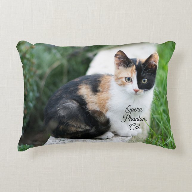 Opera Phantom Cat Accent Pillow Dekokissen (Vorderseite)