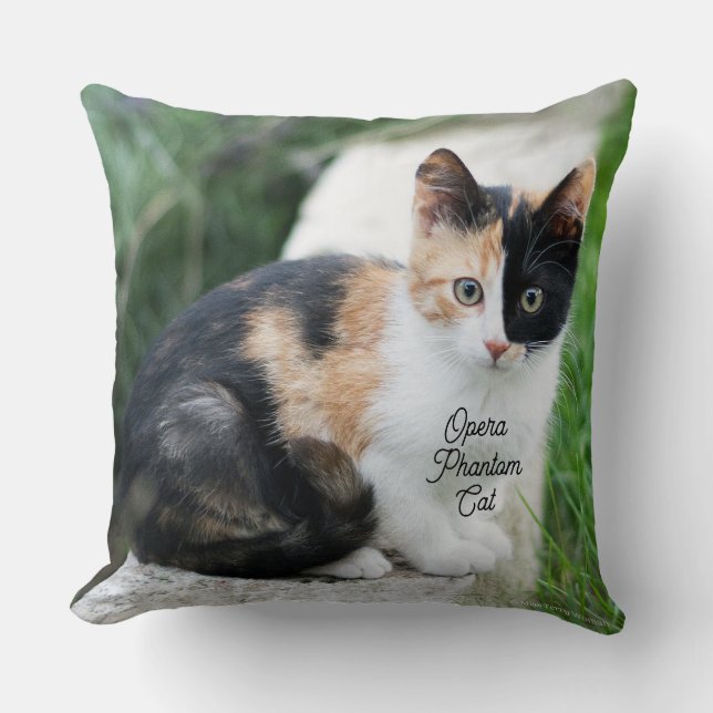 Opera Phantom Cat Kissen (Vorderseite)