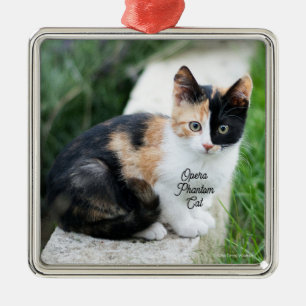 Opera Phantom Cat Ornament Aus Metall