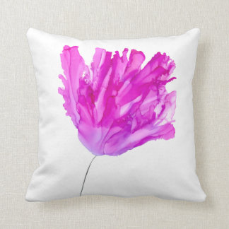 Opera Pink mit Tulip handbemalt Kopfkissen Kissen