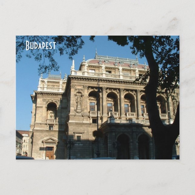 Opera Postkarte (Vorderseite)