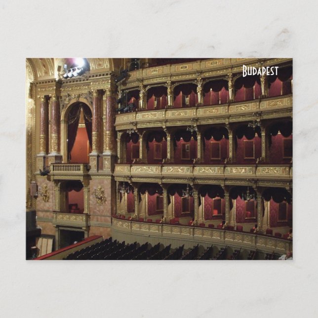 Opera Postkarte (Vorderseite)