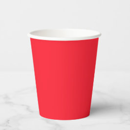 Opera Red Solid Color Pappbecher