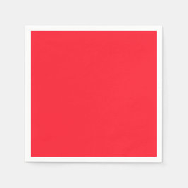 Opera Red Solid Color Serviette