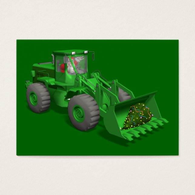 Opérateur du bulldozer du Père Noël (Devant)