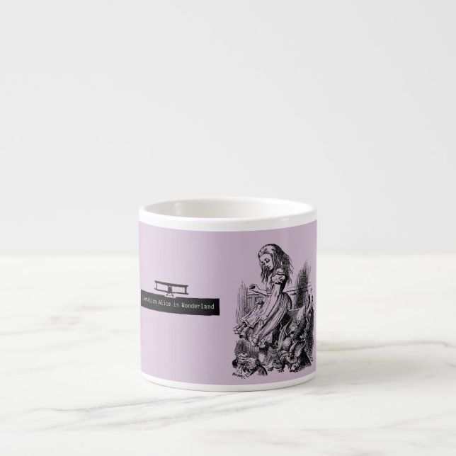 Operation Alice in Wonderland Alice im Wunderland Espressotasse (Vorderseite)