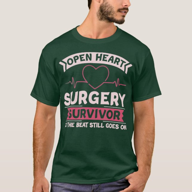 Operation-Beat für das offene Herz geht immer noch T-Shirt (Vorderseite)