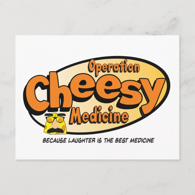 Operation Cheesy Medicine Offiziell Postcard Postkarte (Vorderseite)
