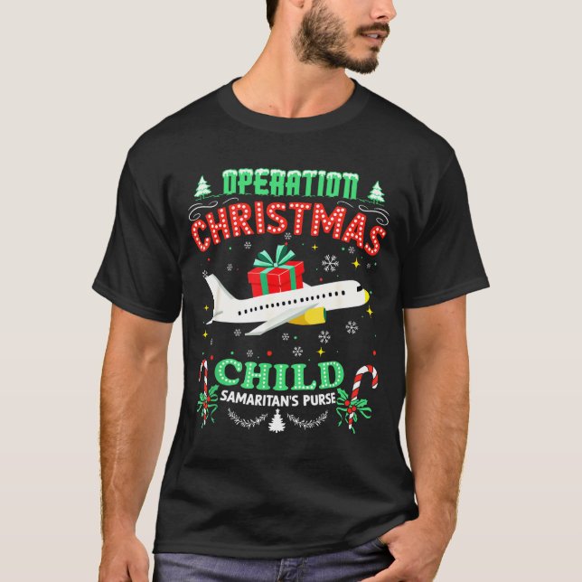 Operation Christmas Child Funny Family Matching Xm T-Shirt (Vorderseite)