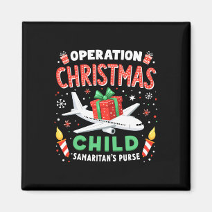 Operation Christmas Child Lustige Familie Matching Magnet