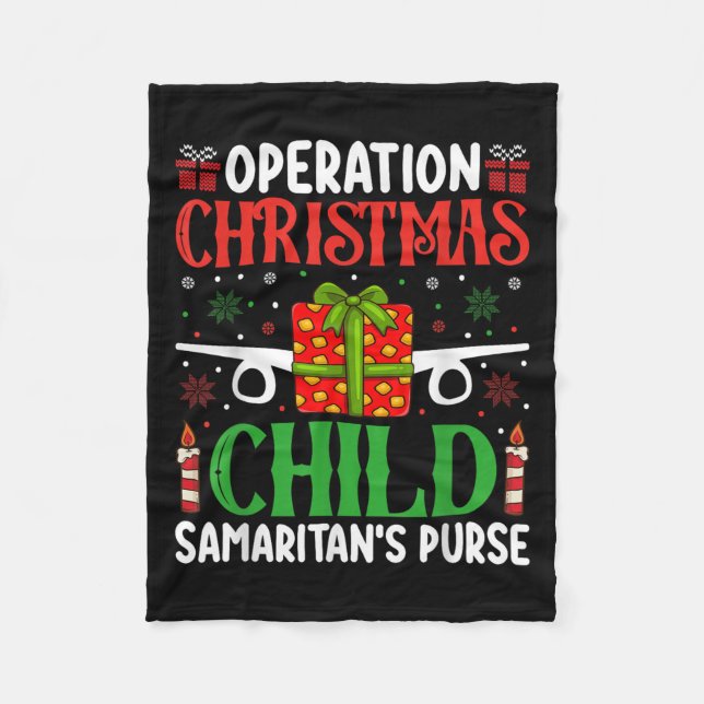 Operation Christmas Child Samaritan's Purse Chirst Fleecedecke (Vorderseite)