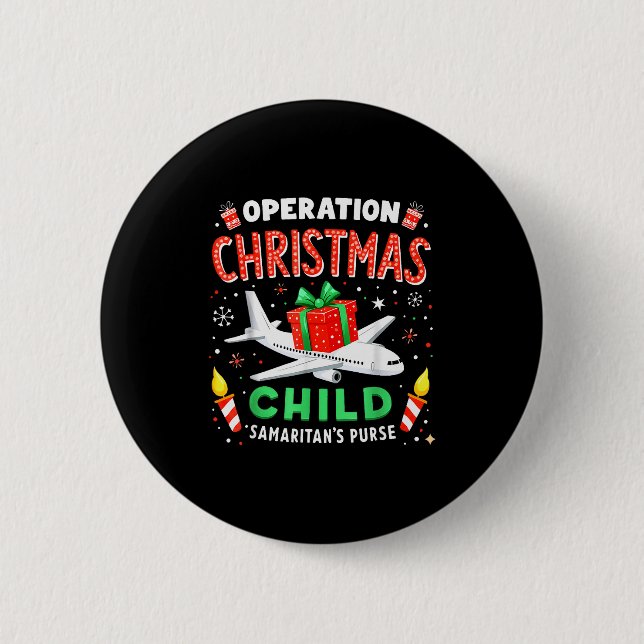 Operation Christmas Child Samariter Tasche  Button (Vorderseite)