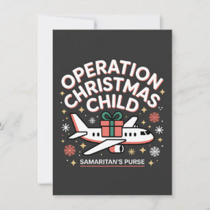 Operation Christmas Child Samariterbeutel Dankeskarte