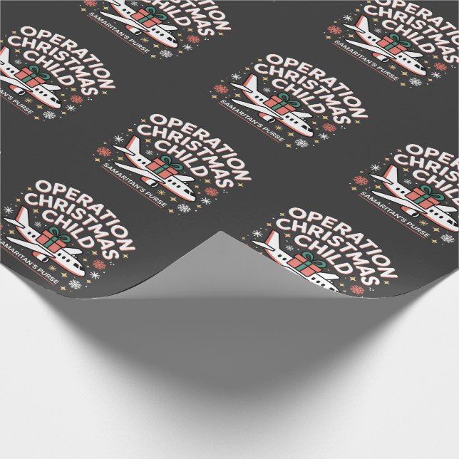 Operation Christmas Kind Samaritan Purse Geschenkpapier (Ecke)