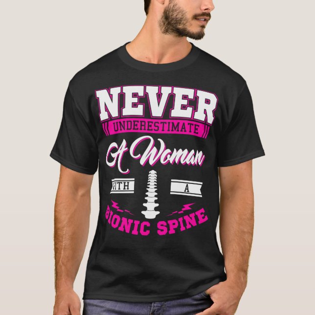 Operation der bionischen Wirbelsäule Survivor Rück T-Shirt (Vorderseite)