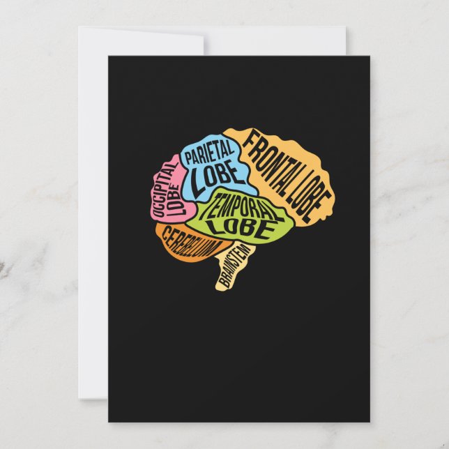 Operation der Hirnteile Doktor Neurologie Einladung (Vorderseite)