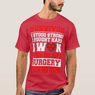 Operation der offenen Herzblutung koronare Arterie T-Shirt
