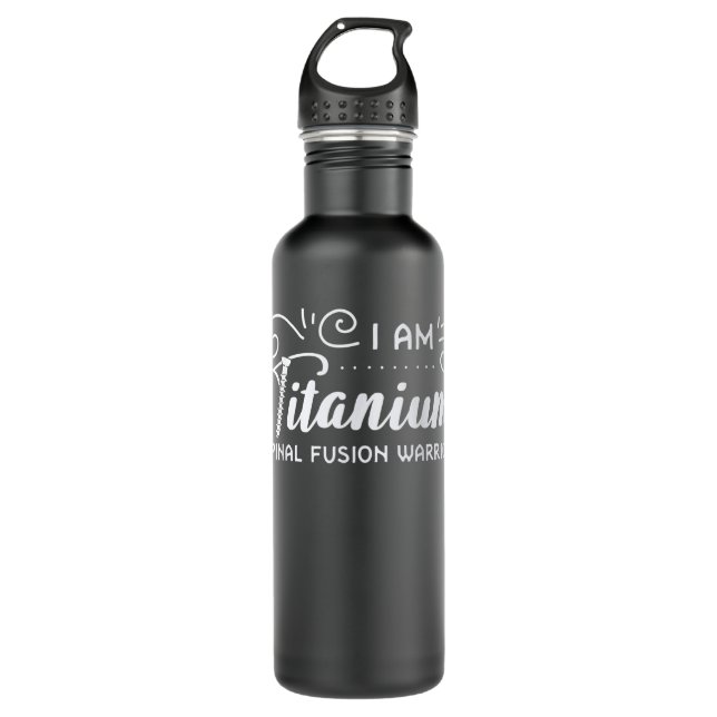 Operation der Wirbelsäule Zurück Lumbar Erholung S Edelstahlflasche (Vorderseite)