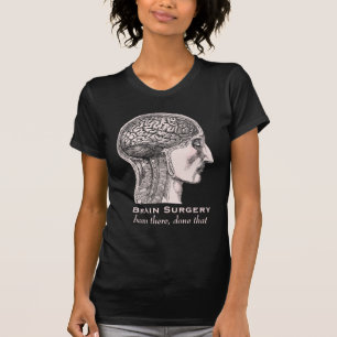 Operation des Gehirns Überlebende Antike Medizinis T-Shirt