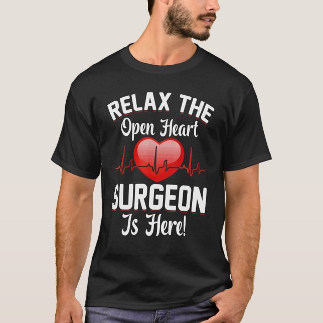 Operation des offenen Herzens Chirurg Bypass Kardi T-Shirt (Vorderseite)