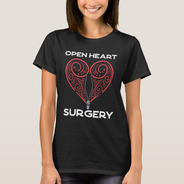 Operation des offenen Herzens Transplantatübersied T-Shirt (Vorderseite)