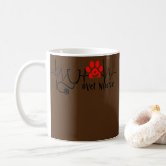 Operation des Tierkrankenhauses Krankenschwester Kaffeetasse