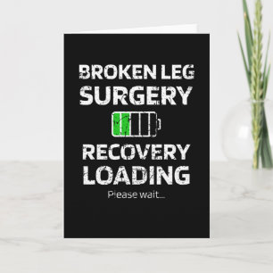 Operation-Erholung Broken Leg Broken Leg Survivo Karte