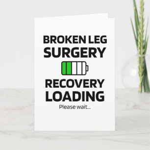 Operation-Erholung Broken Leg Broken Leg Survivo Karte