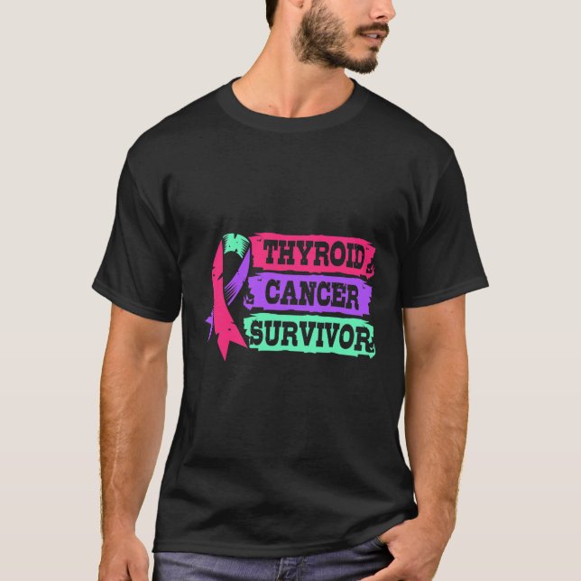 Operation Erholung für Frauen Schilddrüsenkrebserk T-Shirt (Vorderseite)