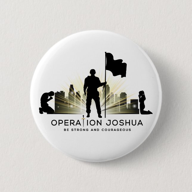 Operation Joshua Front Line Button (Vorderseite)