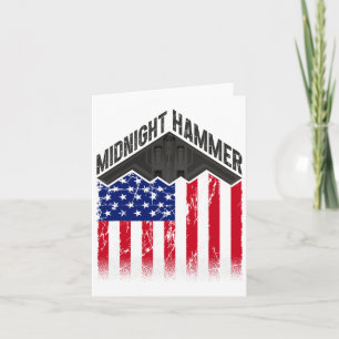 Operation Midnight Hammer - US Flag Midnight Hamm Karte
