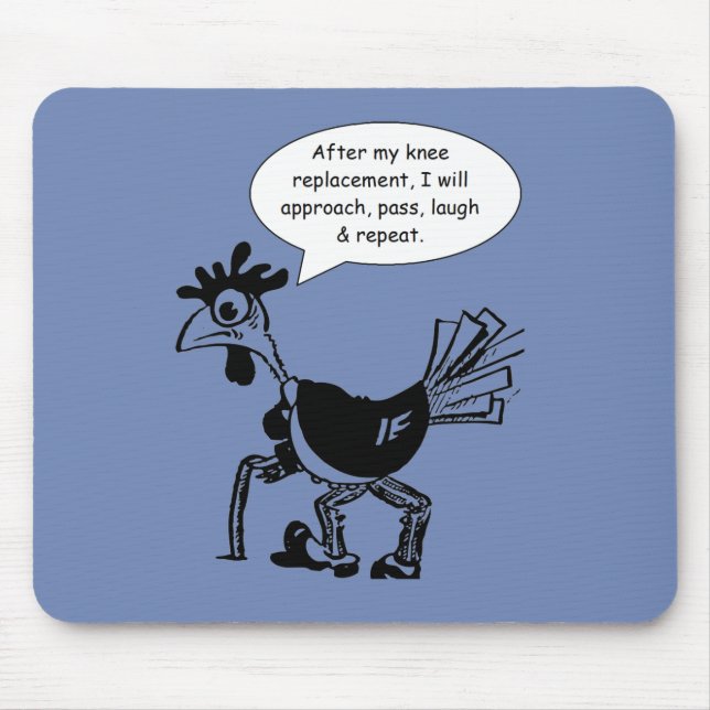 Operation nach Knie - So Spaß Mousepad (Vorne)