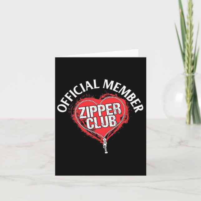 Operation Offiziell Zipper Club Mitglied Geschenk Karte (Vorderseite)