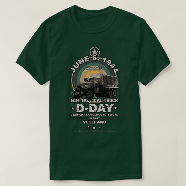 Operation Overlord Veterans T-Shirt (Design vorne)