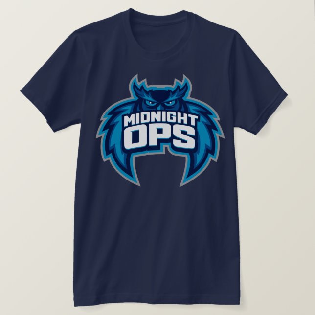 Operation: Recall Midnight Ops Logo Blue T - Shirt (Design vorne)
