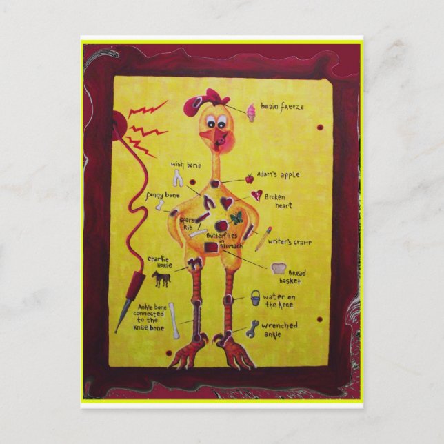 Operation Rubber Chicken Postkarte (Vorderseite)