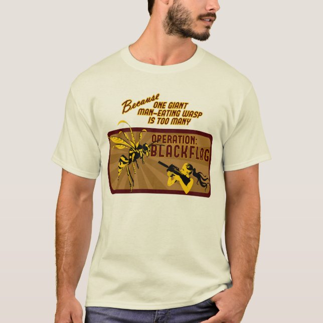 opération : T-shirt BLACKFLAG (Devant)