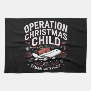 Operation Weihnachtskindersonnenfamilie Matching Geschirrtuch