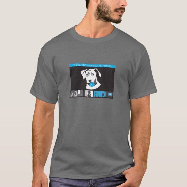 Operations-Tatzen für Ausgangshunderettung - der T-Shirt (Vorderseite)